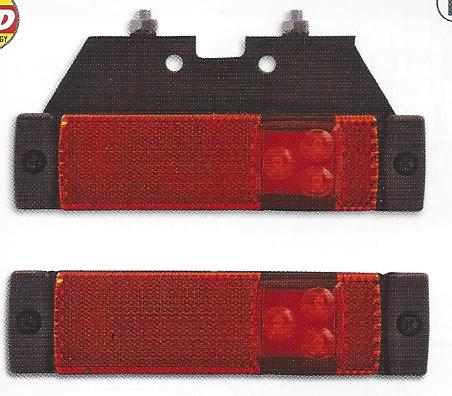 YAN LAMBA KRONE 3 LED 24 V KIRMIZI BRKT.LI  720307